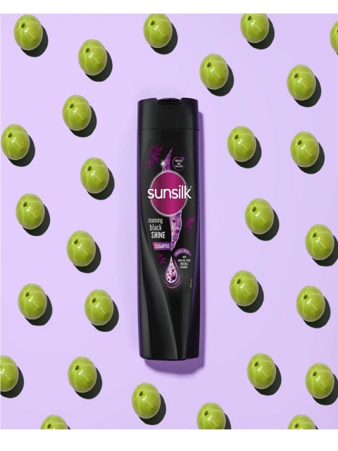 Sunsilk Stunning Black Shine Shampoo, With Amla+Oil, Pearl Protein & Vitamin E 1L 5 Sunsilk Stunning Black Shine Shampoo, With Amla+Oil, Pearl Protein & Vitamin E 1L