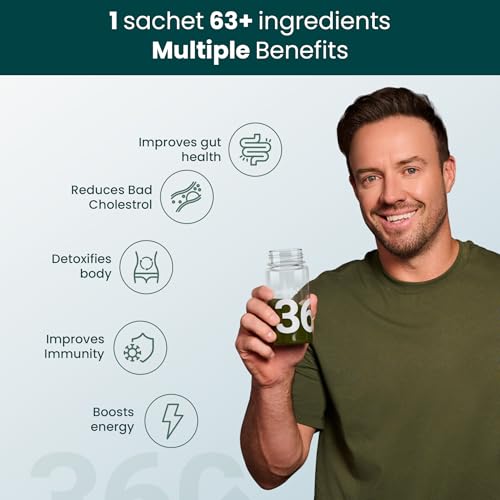 Supply6 360 Ultimate Health Powder for Women & Men | Comprehensive Daily Supplement with 63+Vitamins, Minerals, Probiotics, and Superfoods 2 Supply6 360 Ultimate Health Powder for Women & Men | Comprehensive Daily Supplement with 63+Vitamins, Minerals, Probiotics, and Superfoods