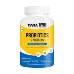 Tata 1mg Probiotics 30 Billion CFUs+ Capsule With Prebiotic Fibre Helps In Health Protection Level And Supports Digestion,For Unisex (Pack Of 60 Capsules)