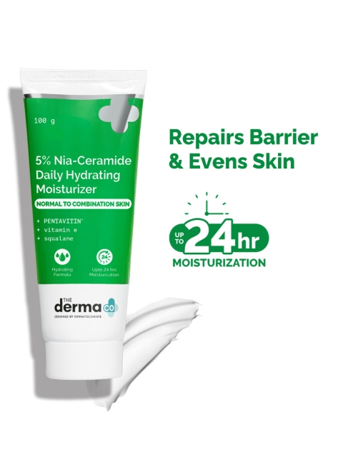 The Derma co. 5% Nia-Ceramide Daily Hydrating Moisturizer with Vitamin E & Squalane - 100g