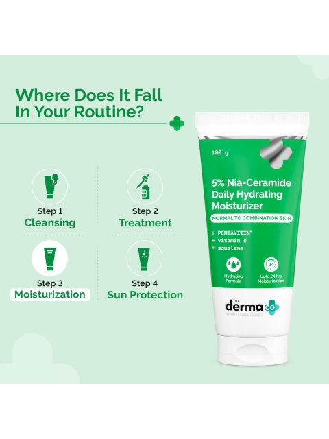 The Derma co. 5% Nia-Ceramide Daily Hydrating Moisturizer with Vitamin E & Squalane - 100g 3 The Derma co. 5% Nia-Ceramide Daily Hydrating Moisturizer with Vitamin E & Squalane - 100g