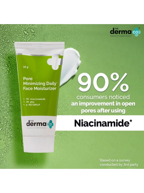 The Derma co. Pore Minimizing Daily Face Moisturizer with 3% Niacinamide 3% PHA - 50g 3 The Derma co. Pore Minimizing Daily Face Moisturizer with 3% Niacinamide 3% PHA - 50g