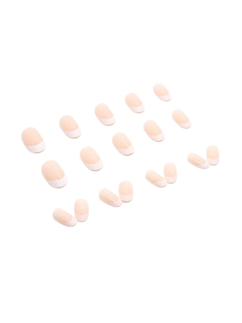 The Pink Truck Set Of 24 Reusable Artificial Nails - Almond Design 2 The Pink Truck Set Of 24 Reusable Artificial Nails - Almond Design