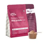 The Whole Truth Whey Protein Isolate+Concentrate | Light Cocoa 1 kg (2.2 lbs) | 24g Protein/Scoop | 6.6g BCAA | 100% Authentic Whey & No Adulteration | Clean, Light & Easy to...