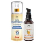 TNW the natural wash SPF 50 Spray Sunscreen & Vitamin C Face Serum