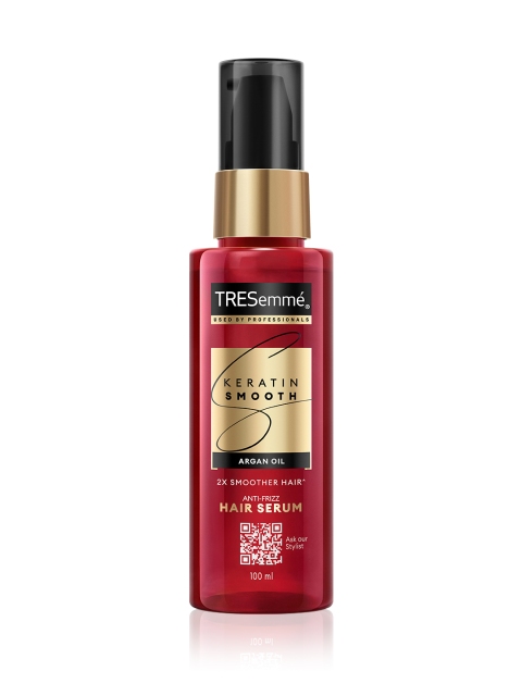 TRESemme Keratin Smooth Anti-Frizz Hair Serum with Argan Oil, for 2X Smoother Hair-100ml