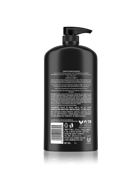 Tresemme Smooth & Shine Shampoo with Vitamin H & Silk Proteins for Silky Smooth Hair- 1 L 3 Tresemme Smooth & Shine Shampoo with Vitamin H & Silk Proteins for Silky Smooth Hair- 1 L