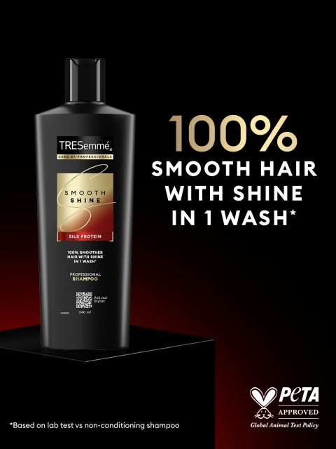 Tresemme Smooth & Shine Shampoo with Vitamin H & Silk Proteins for Silky Smooth Hair- 1 L 5 Tresemme Smooth & Shine Shampoo with Vitamin H & Silk Proteins for Silky Smooth Hair- 1 L