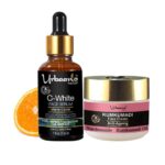 Urbaano Herbal Anti Ageing Cream & Vitamin C Face Serum Skin Care Gift Set