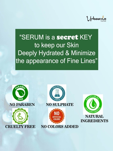 Urbaano Herbal Anti Ageing Cream & Vitamin C Face Serum Skin Care Gift Set 4 Urbaano Herbal Anti Ageing Cream & Vitamin C Face Serum Skin Care Gift Set