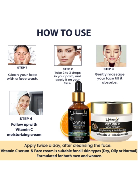 Urbaano Herbal Vitamin-C Skincare Gift Set 3 Urbaano Herbal Vitamin-C Skincare Gift Set