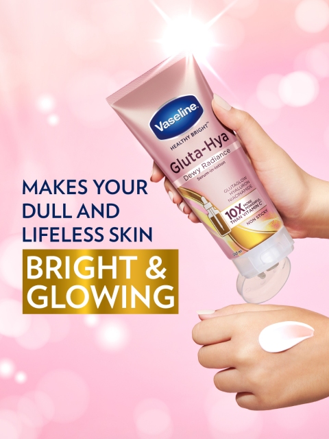 Vaseline Gluta-Hya Dewy Radiance Lotion with Glutathione - 200 ml 4 Vaseline Gluta-Hya Dewy Radiance Lotion with Glutathione - 200 ml