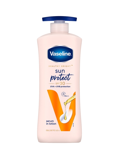 Vaseline Sun Protect SPF 30 UVA + UVB Protection Body Lotion To Reduce Tan Lines - 600ml
