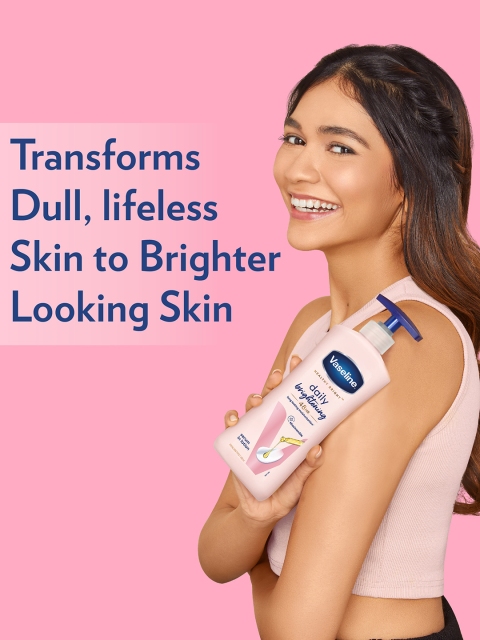 Vaseline Unisex Healthy Bright Daily Brightening Body Lotion with Mineral Oil 400 ml 5 Vaseline Unisex Healthy Bright Daily Brightening Body Lotion with Mineral Oil 400 ml