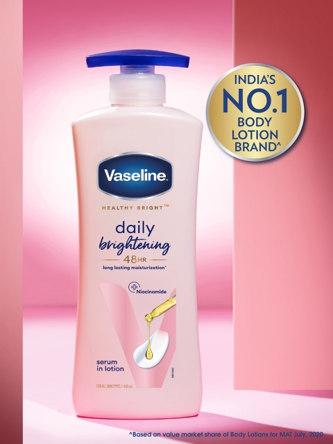 Vaseline Unisex Healthy Bright Daily Brightening Body Lotion with Mineral Oil 400 ml 6 Vaseline Unisex Healthy Bright Daily Brightening Body Lotion with Mineral Oil 400 ml
