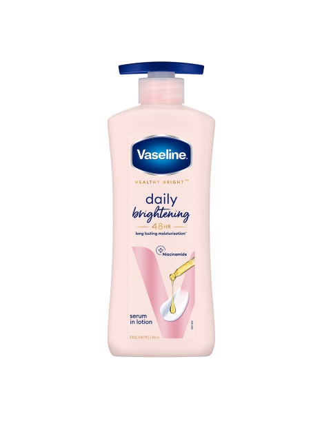 Vaseline Unisex Healthy Bright Daily Brightening Body Lotion with Mineral Oil 400 ml