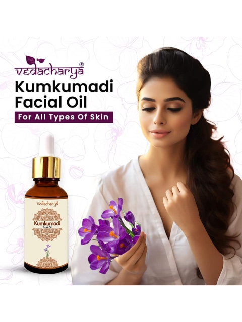 Vedacharya Kumkumadi Facial Oil- 30 ml 4 Vedacharya Kumkumadi Facial Oil- 30 ml