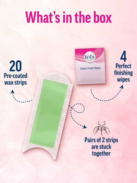 Veet Professional Waxing Strips for Dry Skin - 20 Strips 5 Veet Professional Waxing Strips for Dry Skin - 20 Strips