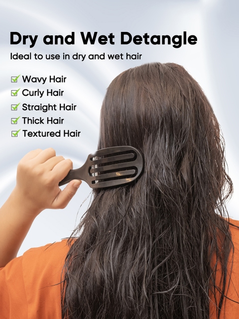 VEGA DTB-02 Vented Detangling Hair Brush - Black 2 VEGA DTB-02 Vented Detangling Hair Brush - Black