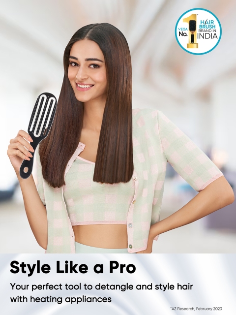 VEGA DTB-02 Vented Detangling Hair Brush - Black 6 VEGA DTB-02 Vented Detangling Hair Brush - Black