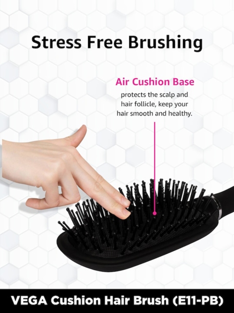 VEGA Paddle Hair Brush for Smooth Hair E11-PB 3 VEGA Paddle Hair Brush for Smooth Hair E11-PB