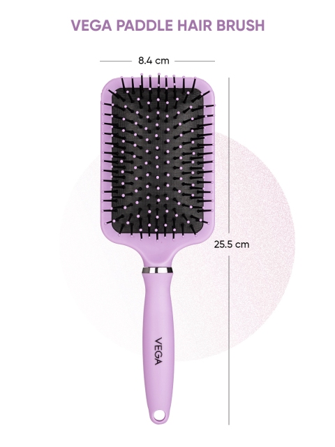 VEGA Paddle Hair Brush For Tangled hairs - E32-PB 4 VEGA Paddle Hair Brush For Tangled hairs - E32-PB