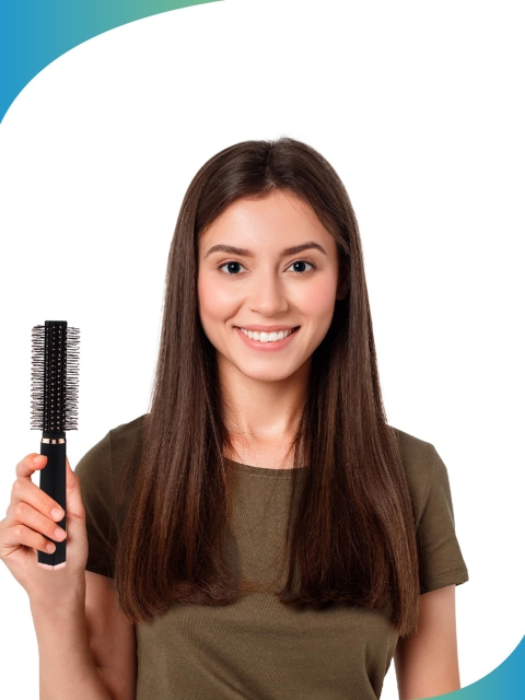 VEGA Round Hair Brush For Adding Curls, Volume & Waves - E33-RB 6 VEGA Round Hair Brush For Adding Curls, Volume & Waves - E33-RB