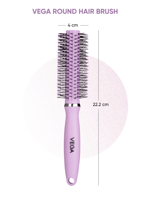 VEGA Round Hair Brush For Detangle Hair - E32-RB 4 VEGA Round Hair Brush For Detangle Hair - E32-RB