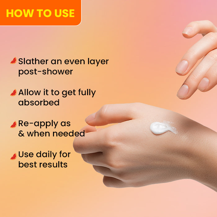 Vitamin C + E Body Lotion for Glowing Skin 6 Vitamin C + E Body Lotion for Glowing Skin