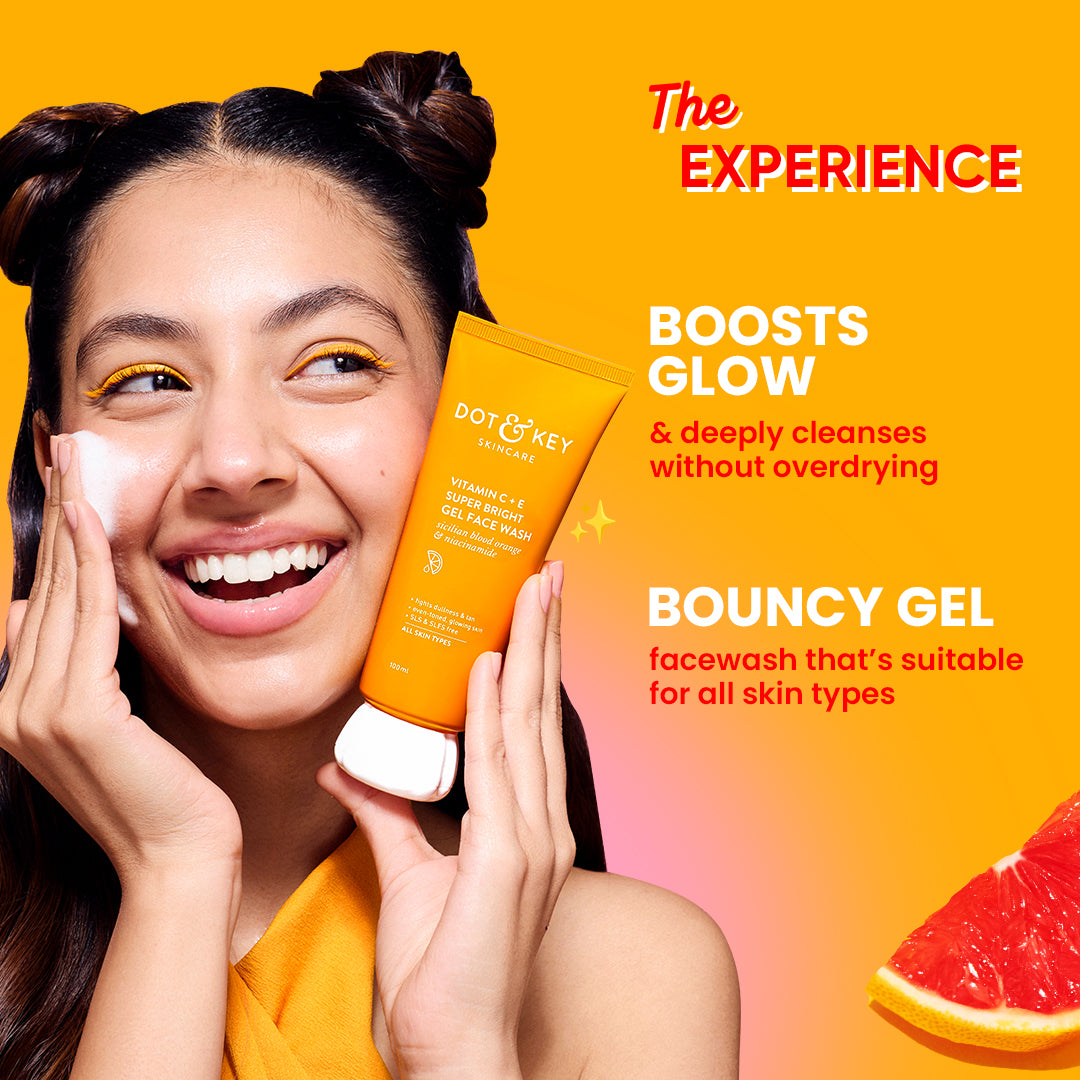 Vitamin C + E Gel Face Wash for Glowing Skin 2 Vitamin C + E Gel Face Wash for Glowing Skin