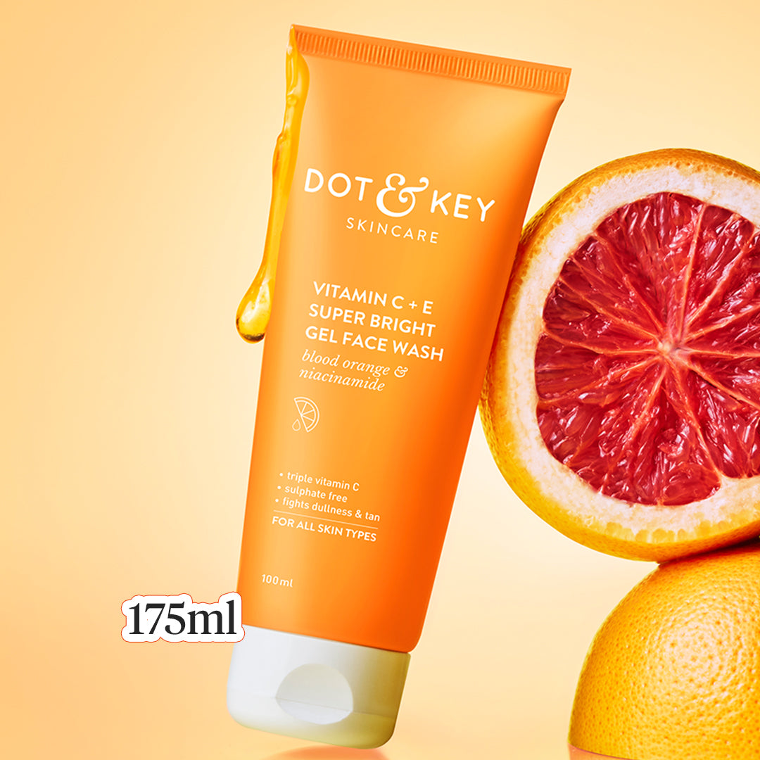 Vitamin C + E Gel Face Wash for Glowing Skin 1 Vitamin C + E Gel Face Wash for Glowing Skin