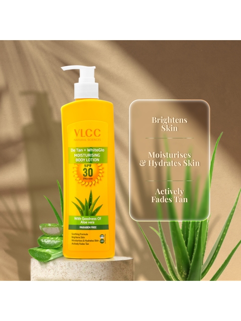 VLCC DeTan + White Glow Moisturising Body Lotion SPF 30 PA+++ - 350 ml 3 VLCC DeTan + White Glow Moisturising Body Lotion SPF 30 PA+++ - 350 ml