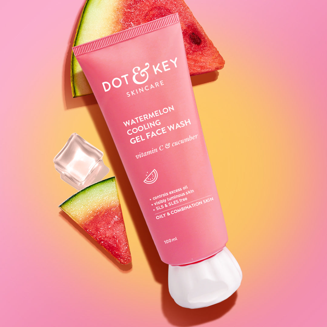 Watermelon + Vitamin C Gel Face Wash for Glowing Skin 1 Watermelon + Vitamin C Gel Face Wash for Glowing Skin