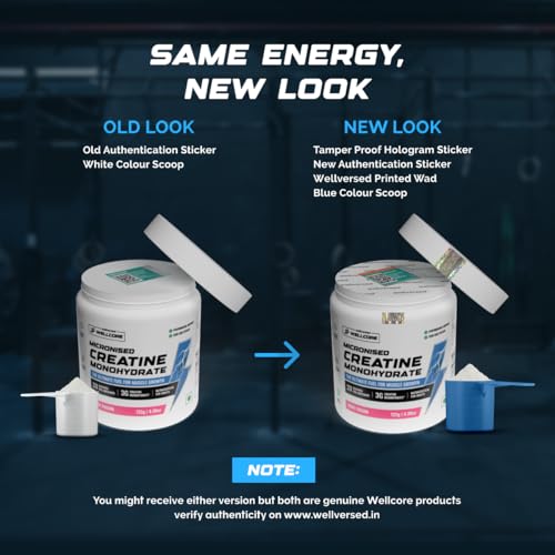Wellcore - Pure Micronised Creatine Monohydrate | Fruit Fusion (122g, 33 Servings), Rapid Absorption, Enhanced Muscle Strength & Power, Fast Recovery, Increased Muscle Mass 3 Wellcore - Pure Micronised Creatine Monohydrate | Fruit Fusion (122g, 33 Servings), Rapid Absorption, Enhanced Muscle Strength & Power, Fast Recovery, Increased Muscle Mass