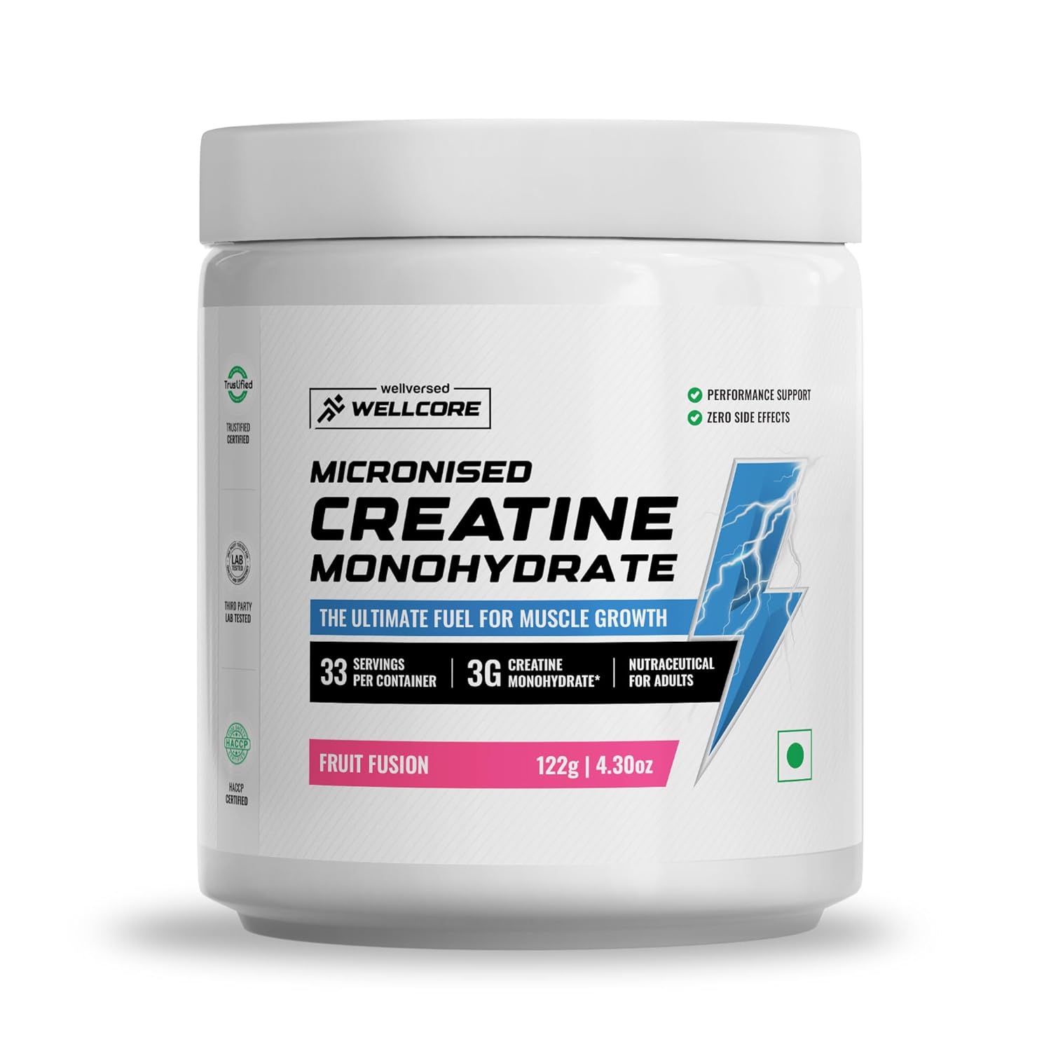 Wellversed (Wellcore) - Micronised Creatine Monohydrate - Fruit Fusion, 33 Servings 1 Wellversed (Wellcore) - Micronised Creatine Monohydrate - Fruit Fusion, 33 Servings