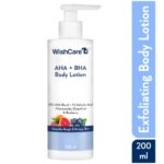 WishCare 10% AHA + 1% BHA Body Lotion With Niacinamide - Smooths Rough & Bumpy Skin 200ml