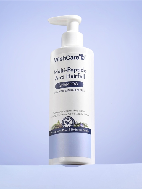 WishCare Multi Peptide Rice Water Anti Hairfall Shampoo - 250ml