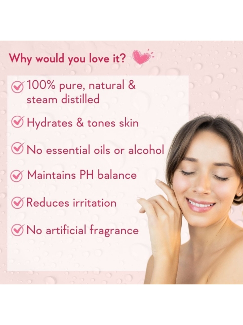 WishCare Unisex Red Pure & Natural Kannauj Rose Water For Skin, Face & Hair 200 ml 2 WishCare Unisex Red Pure & Natural Kannauj Rose Water For Skin, Face & Hair 200 ml