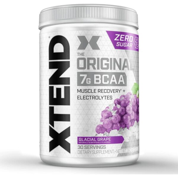 Xtend Bcaa (Intra Workout Catalyst) - Glacial Grape (Usa), 30 Servings