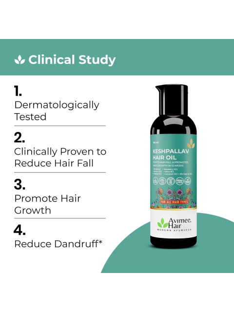 Avimee Herbal Keshpallav Hair Oil - 100 ml 5 Avimee Herbal Keshpallav Hair Oil - 100 ml