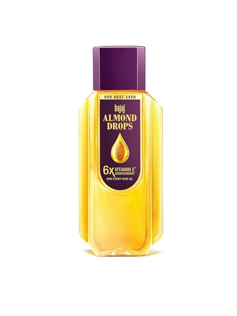 BAJAJ CONSUMER CARE Almond Drops 6X Vitamin E Nourishment Non-Sticky Hair Oil - 475ml