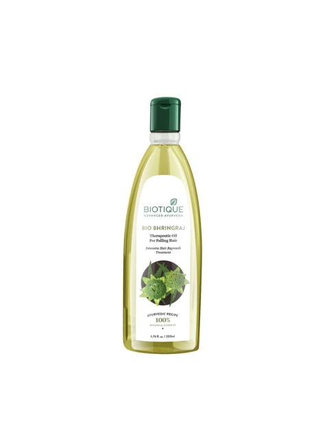 Biotique Bhringraj Therapeutic Anti HairFall Oil For Intensive Hair Growth Treatment 200ml 2 Biotique Bhringraj Therapeutic Anti HairFall Oil For Intensive Hair Growth Treatment 200ml