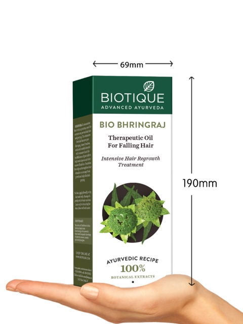 Biotique Bhringraj Therapeutic Anti HairFall Oil For Intensive Hair Growth Treatment 200ml 4 Biotique Bhringraj Therapeutic Anti HairFall Oil For Intensive Hair Growth Treatment 200ml
