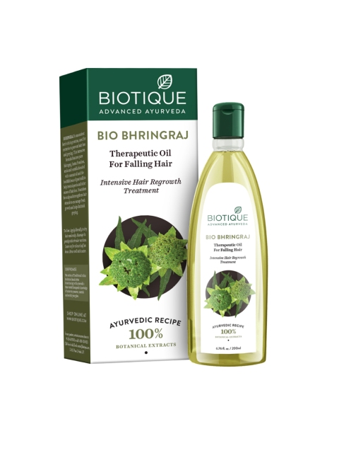 Biotique Bhringraj Therapeutic Anti HairFall Oil For Intensive Hair Growth Treatment 200ml