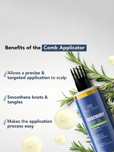 Botanic Hearth Rosemary Hair Oil With Jojoba 150 ml 5 Botanic Hearth Rosemary Hair Oil With Jojoba 150 ml