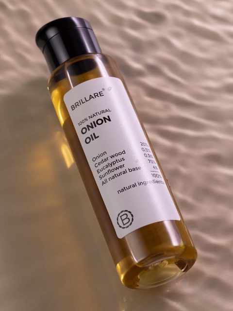BRILLARE 100% Natural Onion Hair Oil - 100 ml