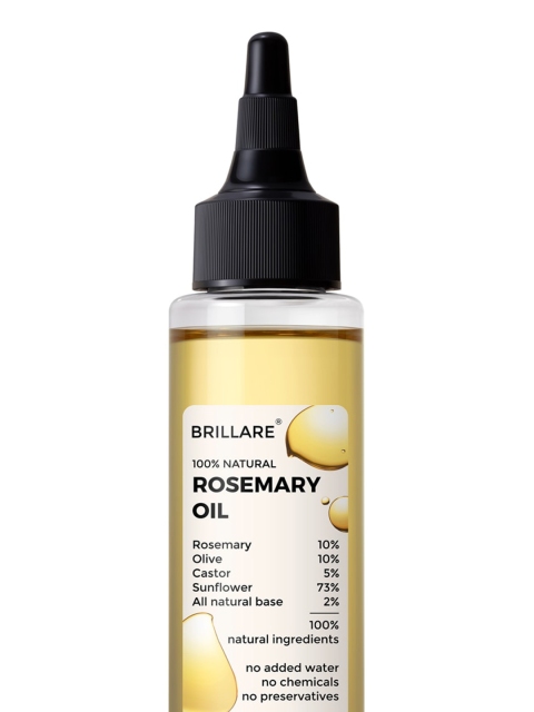 BRILLARE Natural Rosemary Hair Oil For Hair Growth - 100ml 2 BRILLARE Natural Rosemary Hair Oil For Hair Growth - 100ml