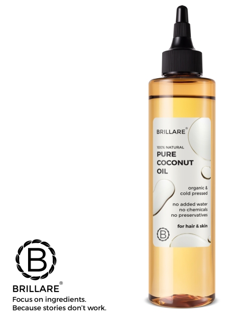 BRILLARE Sustainable Organic & Cold-Pressed Pure Coconut Oil - 200 ml 6 BRILLARE Sustainable Organic & Cold-Pressed Pure Coconut Oil - 200 ml