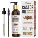 Dabur 100% Natural Cold Pressed Castor Oil To Promote Hair Growth & Shine - 200 ml