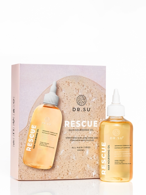 Dr. Su Nourishing Rosemary Hair Oil Infused with Peppermint & Sweet Almond Oil - 200 ml 2 Dr. Su Nourishing Rosemary Hair Oil Infused with Peppermint & Sweet Almond Oil - 200 ml